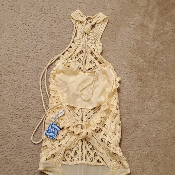 NWT Free People Battenburg Bodysuit- M - Picture 9 of 12